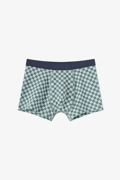Erkek Çocuk Mavi Dino Dash Pamuklu 3'lü Boxer