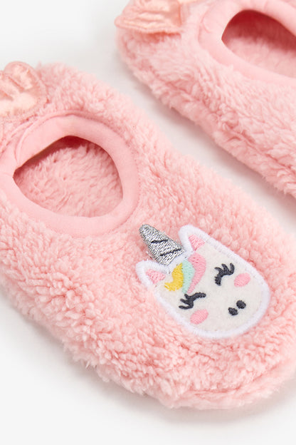 Kız Çocuk Pembe Unilove Unicorn Desenli Çetik