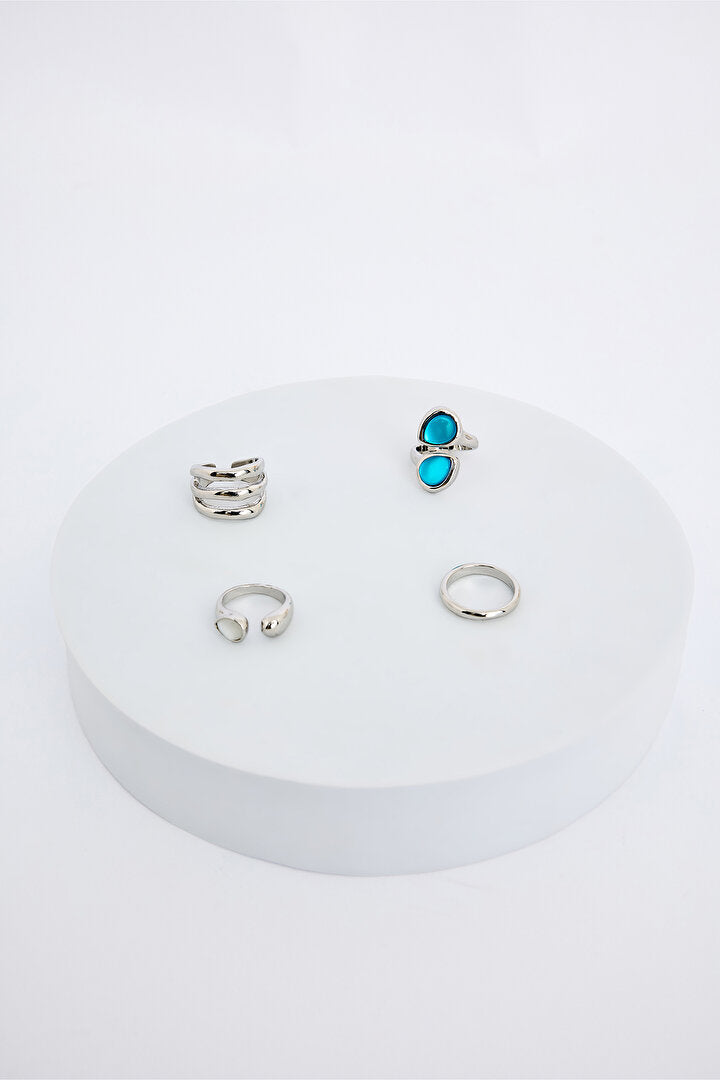 Dolares Gümüş Rengi Yüzük