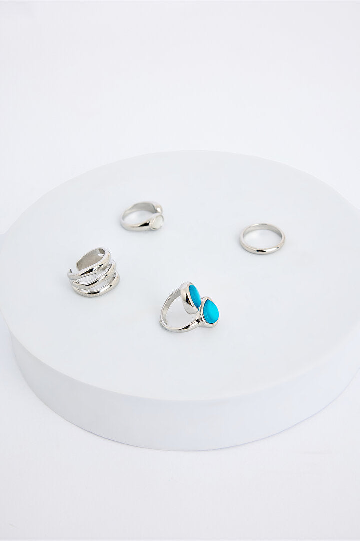 Dolares Gümüş Rengi Yüzük