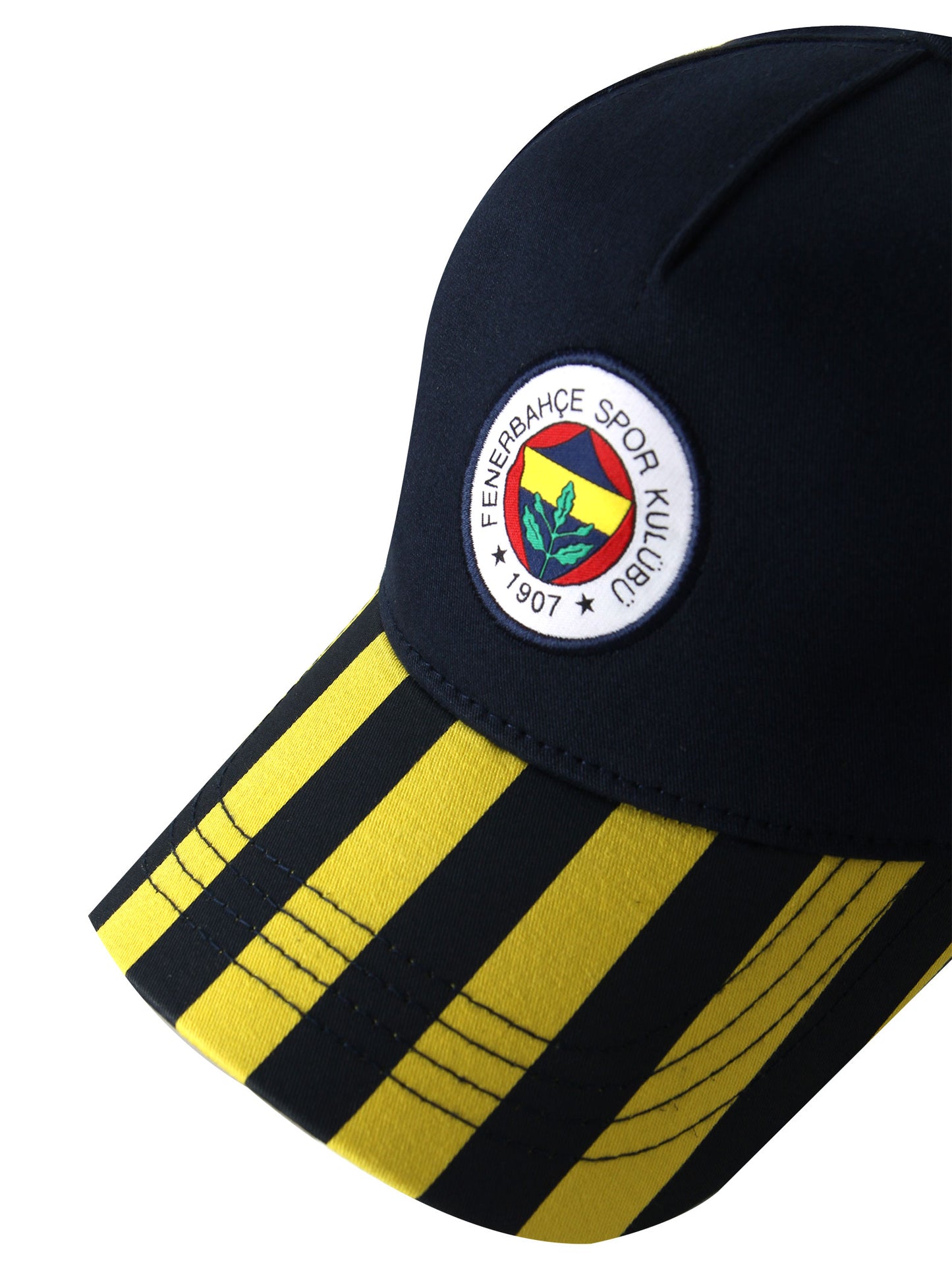 Fenerbahçe Lacivert Çubuklu Unisex Şapka