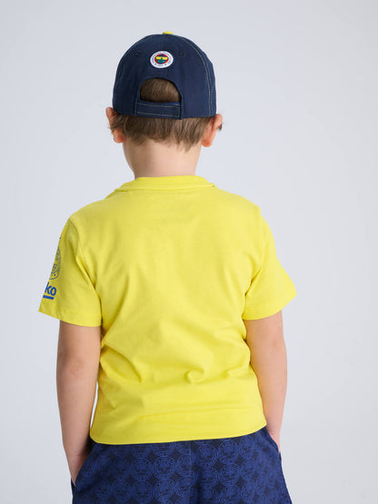 Fenerbahçe Sarı Basketbol Yellow Çocuk Tshirt