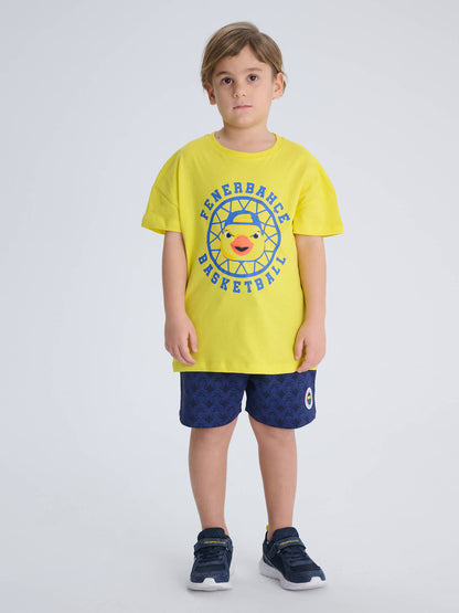 Fenerbahçe Sarı 24/25 Basketbol Yellow Tshirt