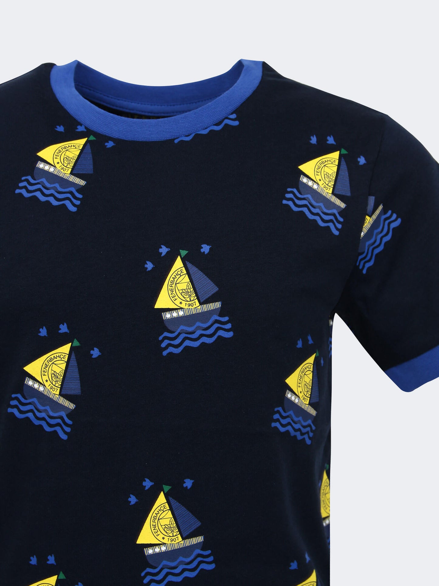 Çocuk Lacivert Tribün Yelkenli Tshirt