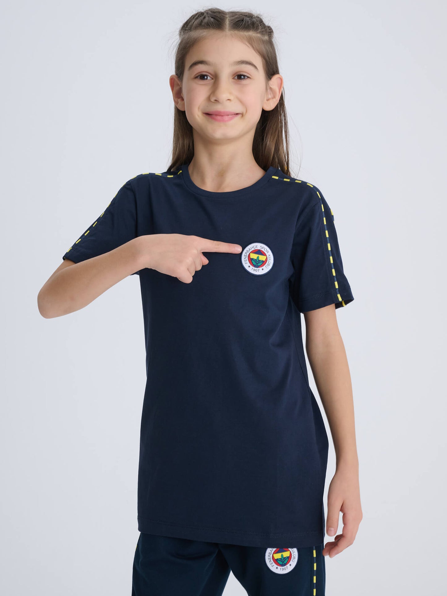 Fenerbahçe Lacivert Tribün Çocuk Basic Tshirt