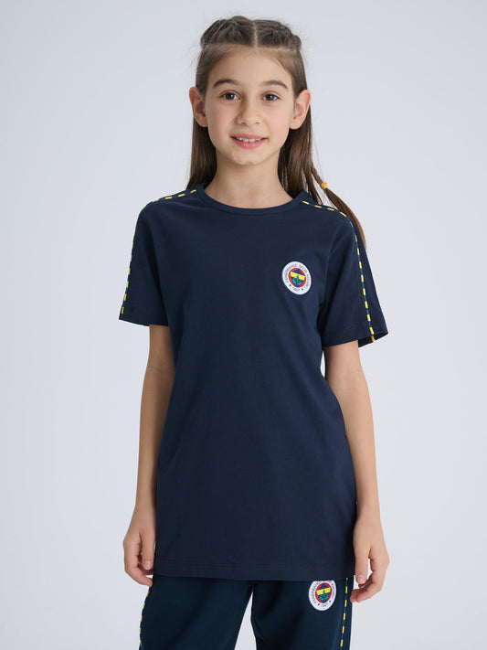 Fenerbahçe Lacivert Tribün Çocuk Basic Tshirt