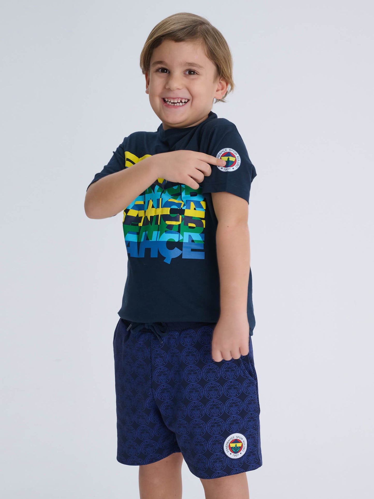 Fenerbahçe Lacivert Tribün Çocuk Tshirt