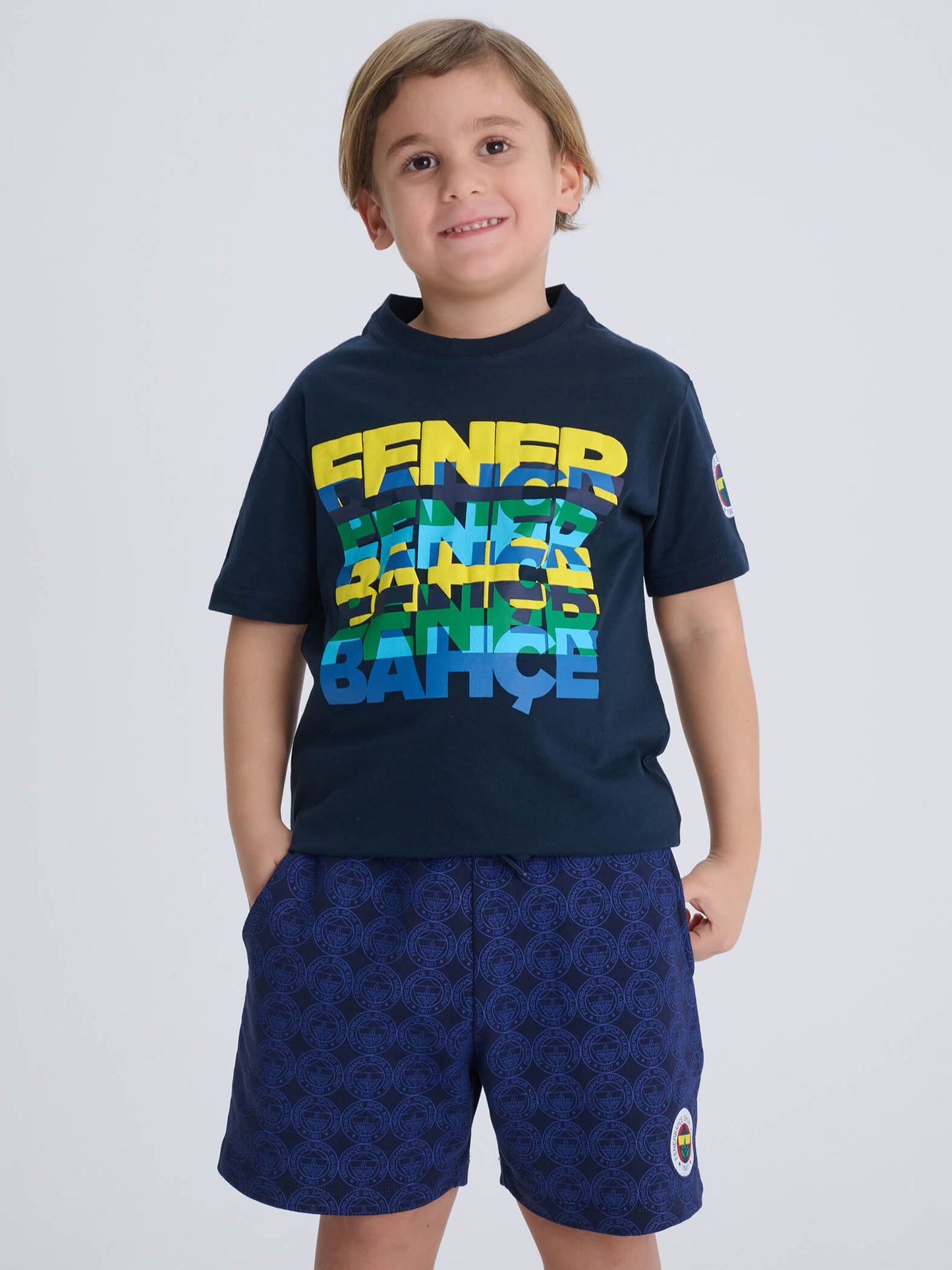Fenerbahçe Lacivert Tribün Çocuk Tshirt