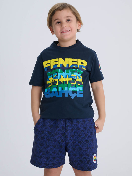 Fenerbahçe Lacivert Tribün Çocuk Tshirt