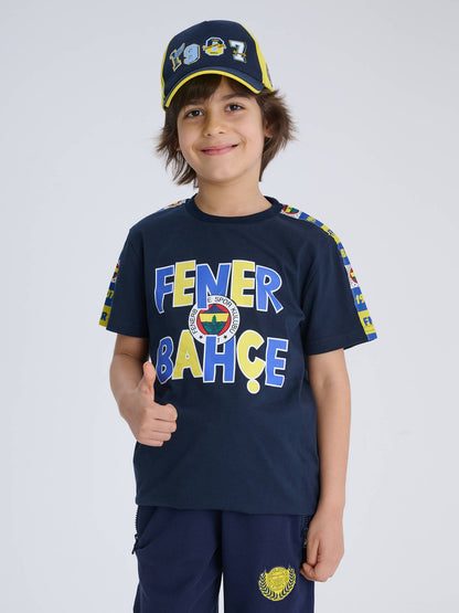 Fenerbahçe Lacivert Tiktaklı Tribün Çocuk Tshirt