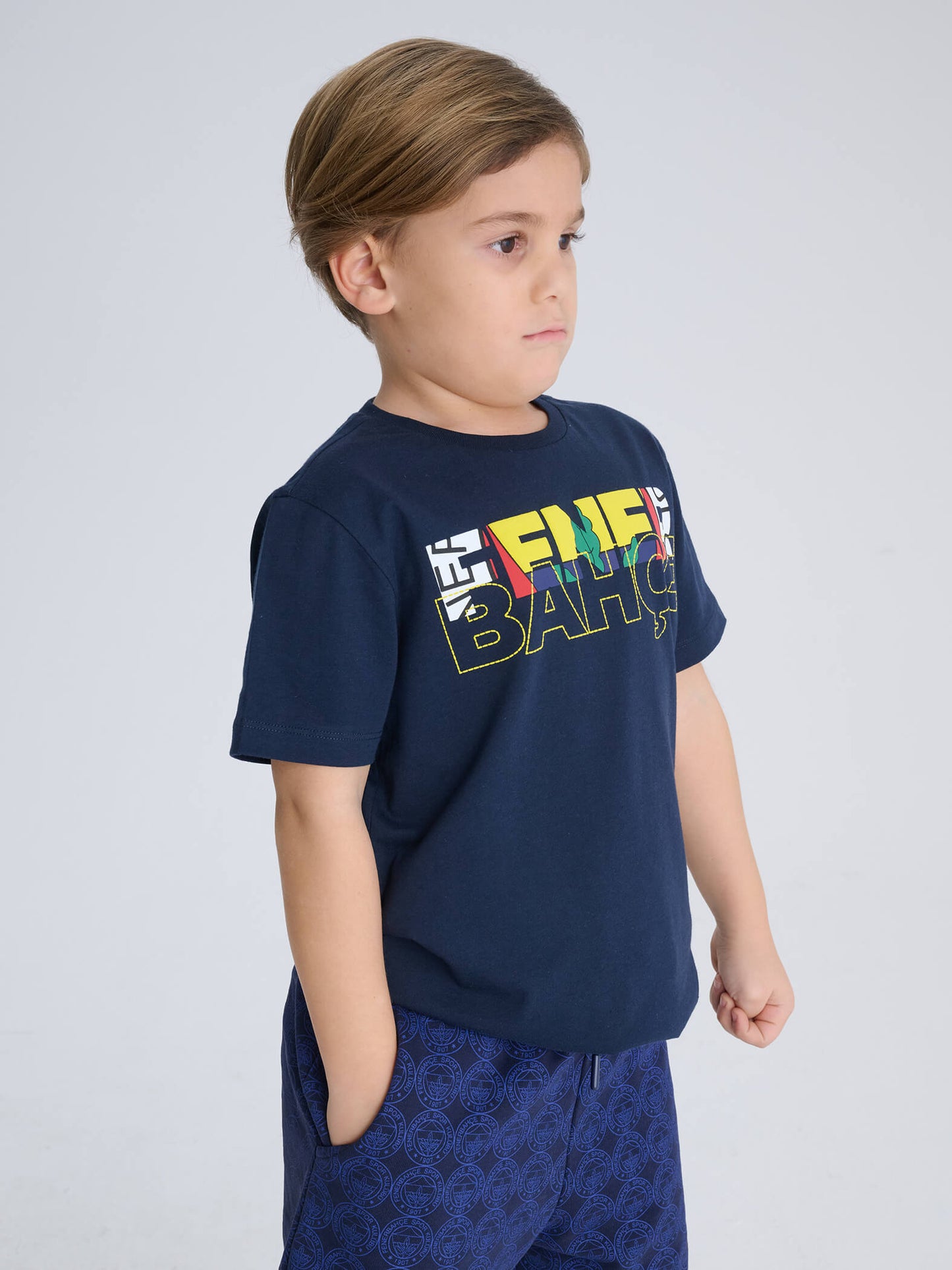 Fenerbahçe Lacivert Tribün Çocuk Tshirt