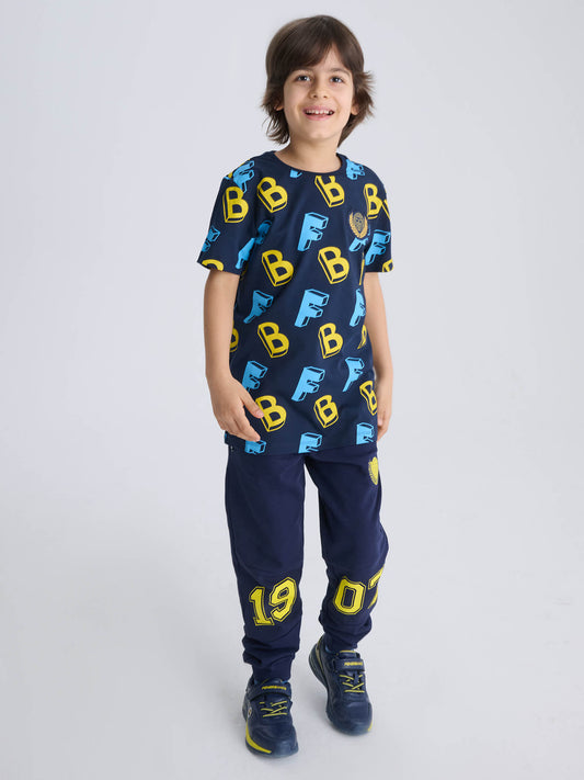 Fenerbahçe 3 Renkli Çocuk Kolej Tshirt
