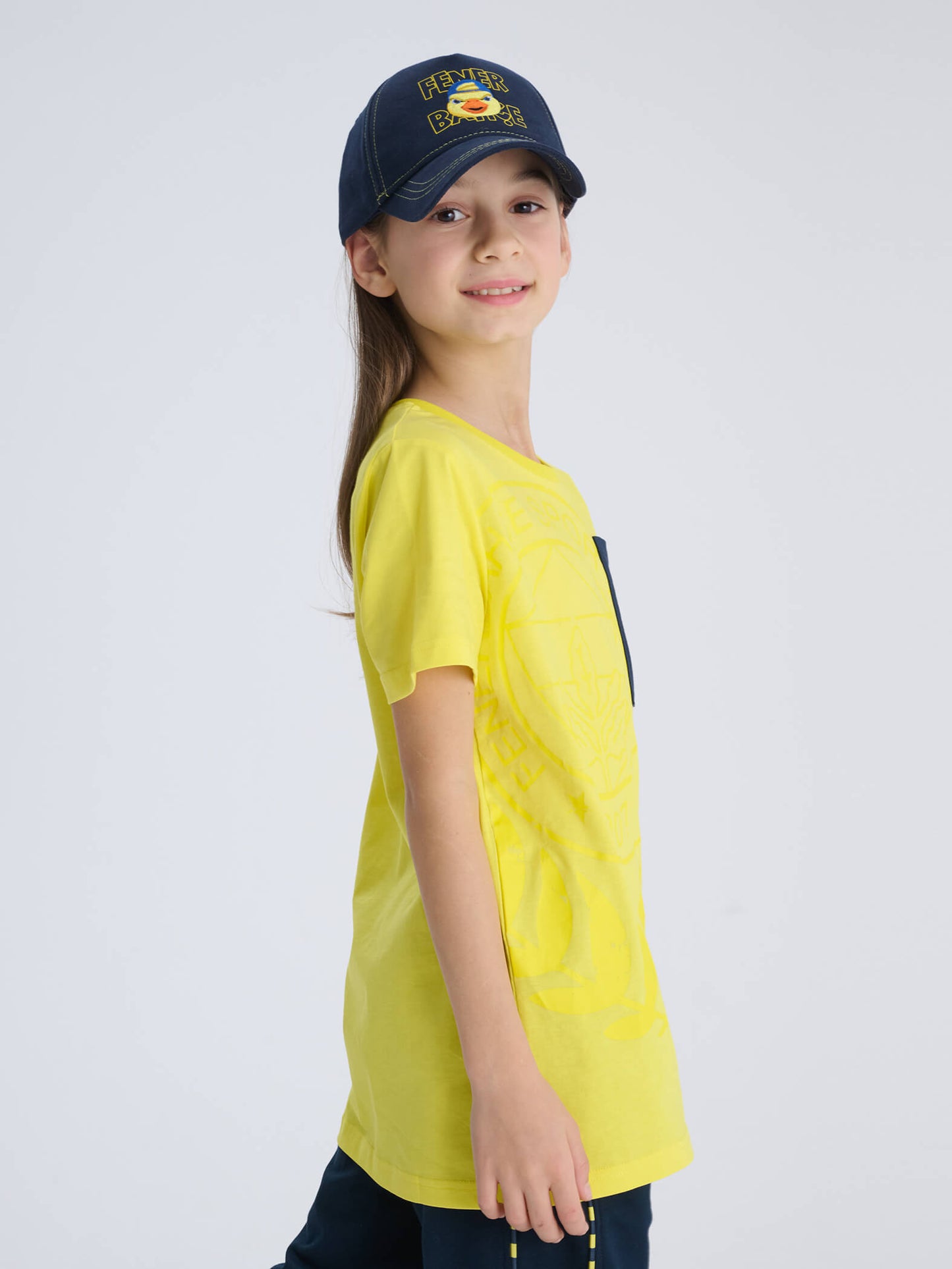 Fenerbahçe Sarı Yellow Çocuk Kolej Tshirt
