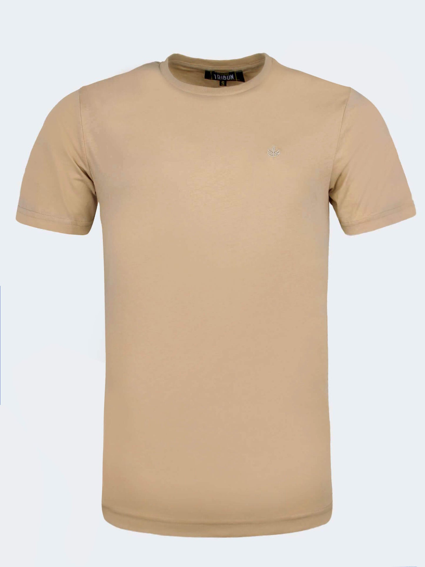 Erkek Taş Süper Basic Bisiklet Yaka Tshirt