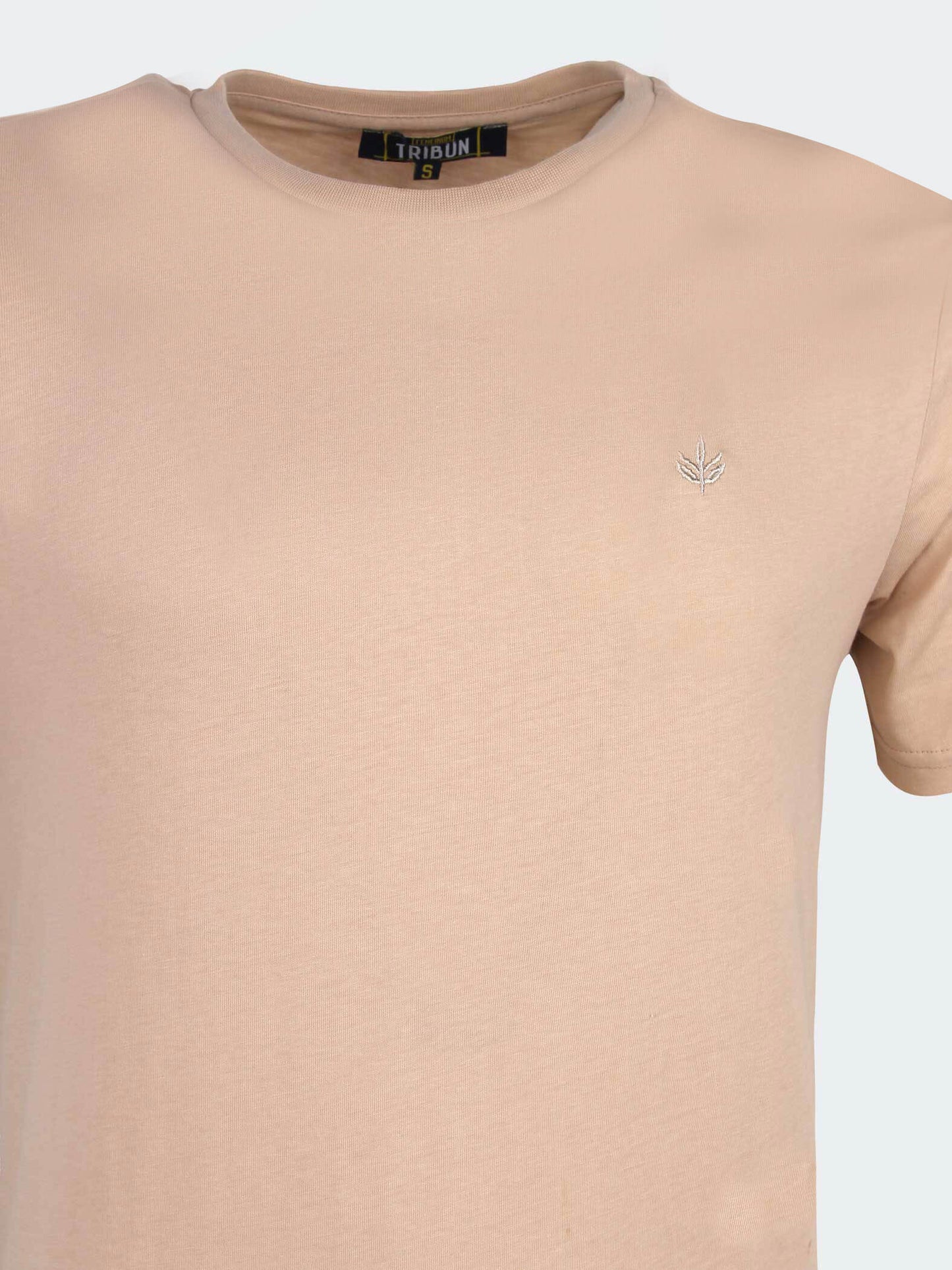 Erkek Taş Süper Basic Bisiklet Yaka Tshirt