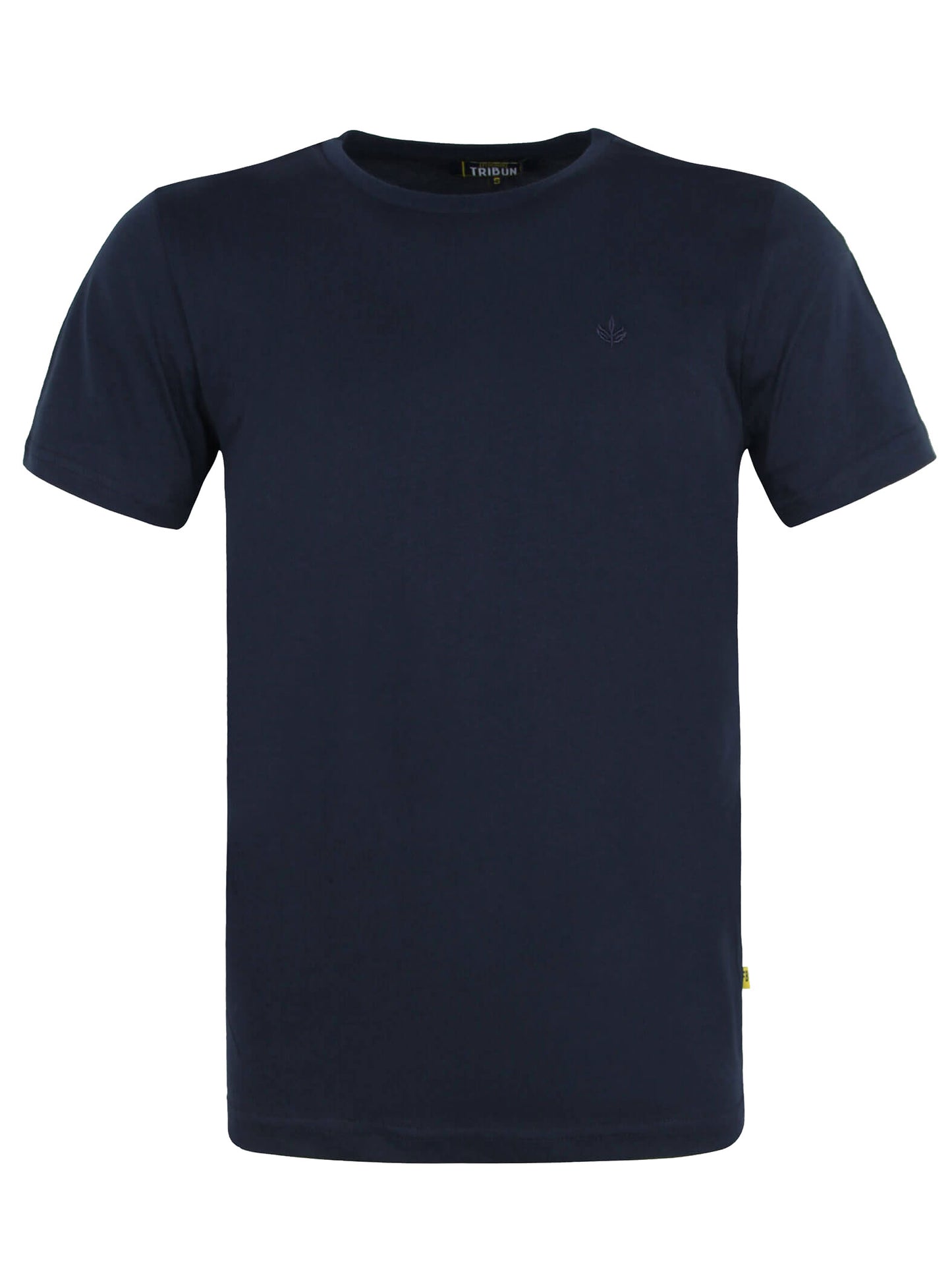 Erkek Lacivert Süper Basic Bisiklet Yaka Tshirt