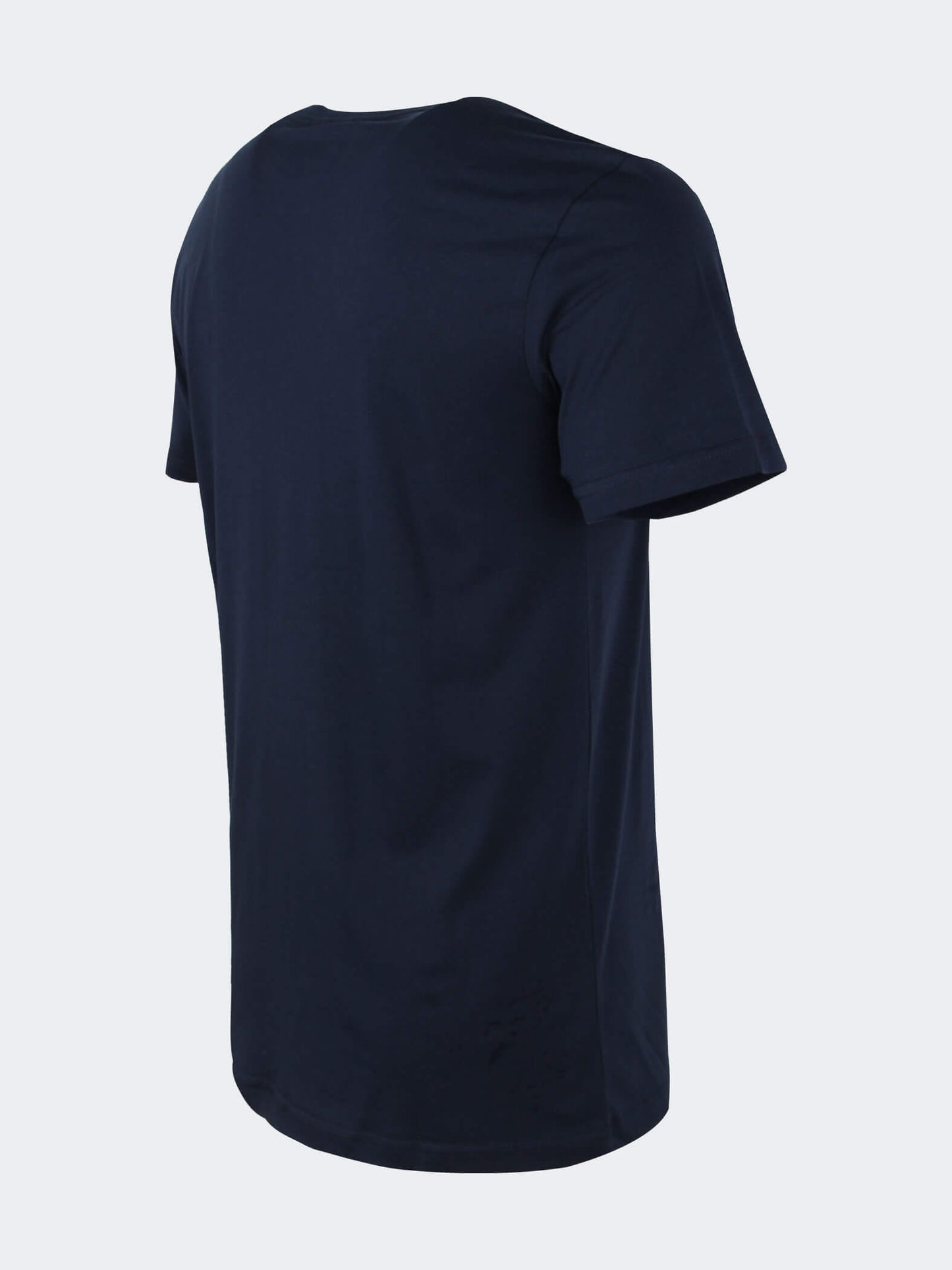 Erkek Lacivert Süper Basic Bisiklet Yaka Tshirt