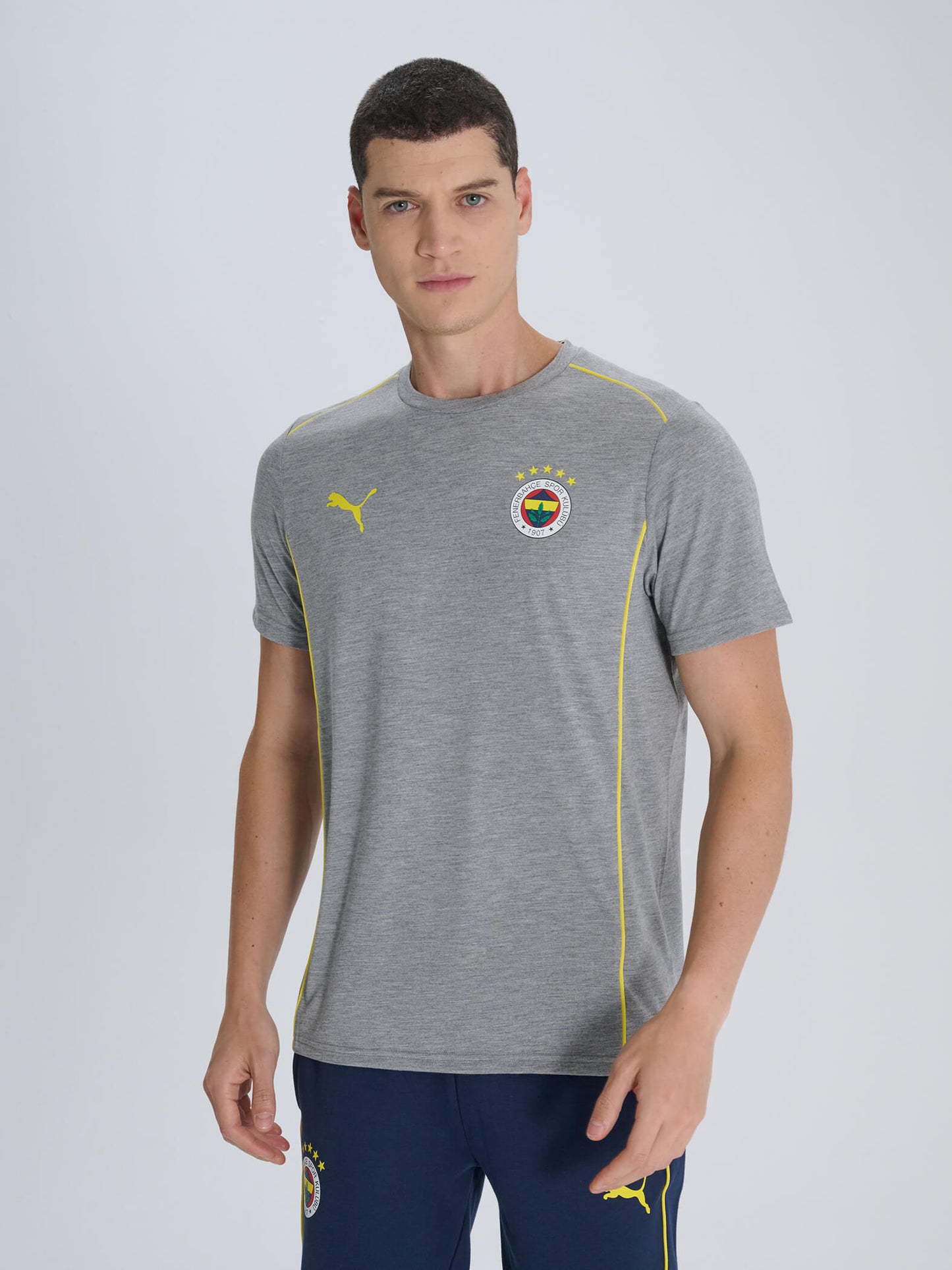 Fenerbahçe Puma Gri Melanj Tshirt