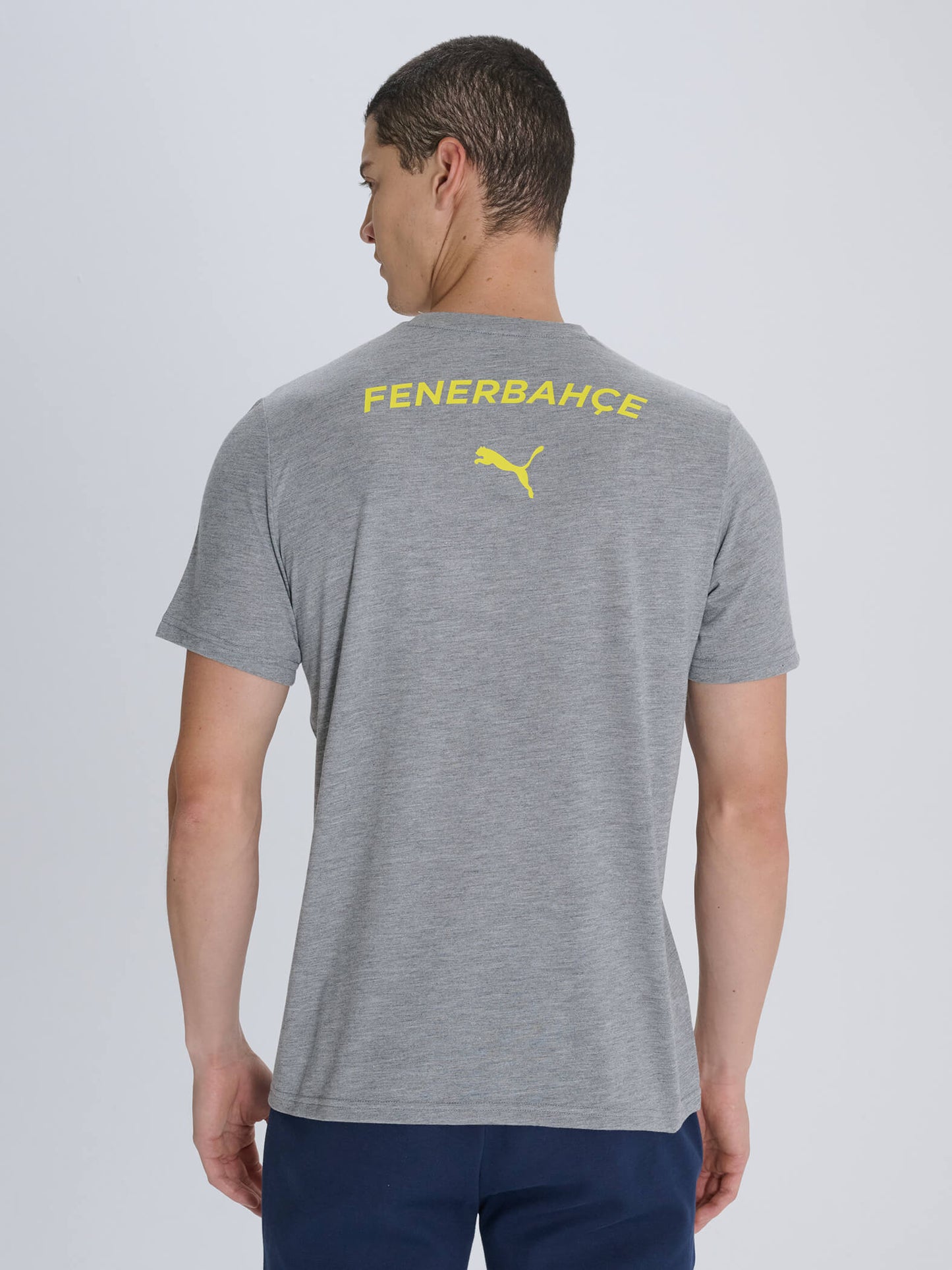 Fenerbahçe Puma Gri Melanj Tshirt