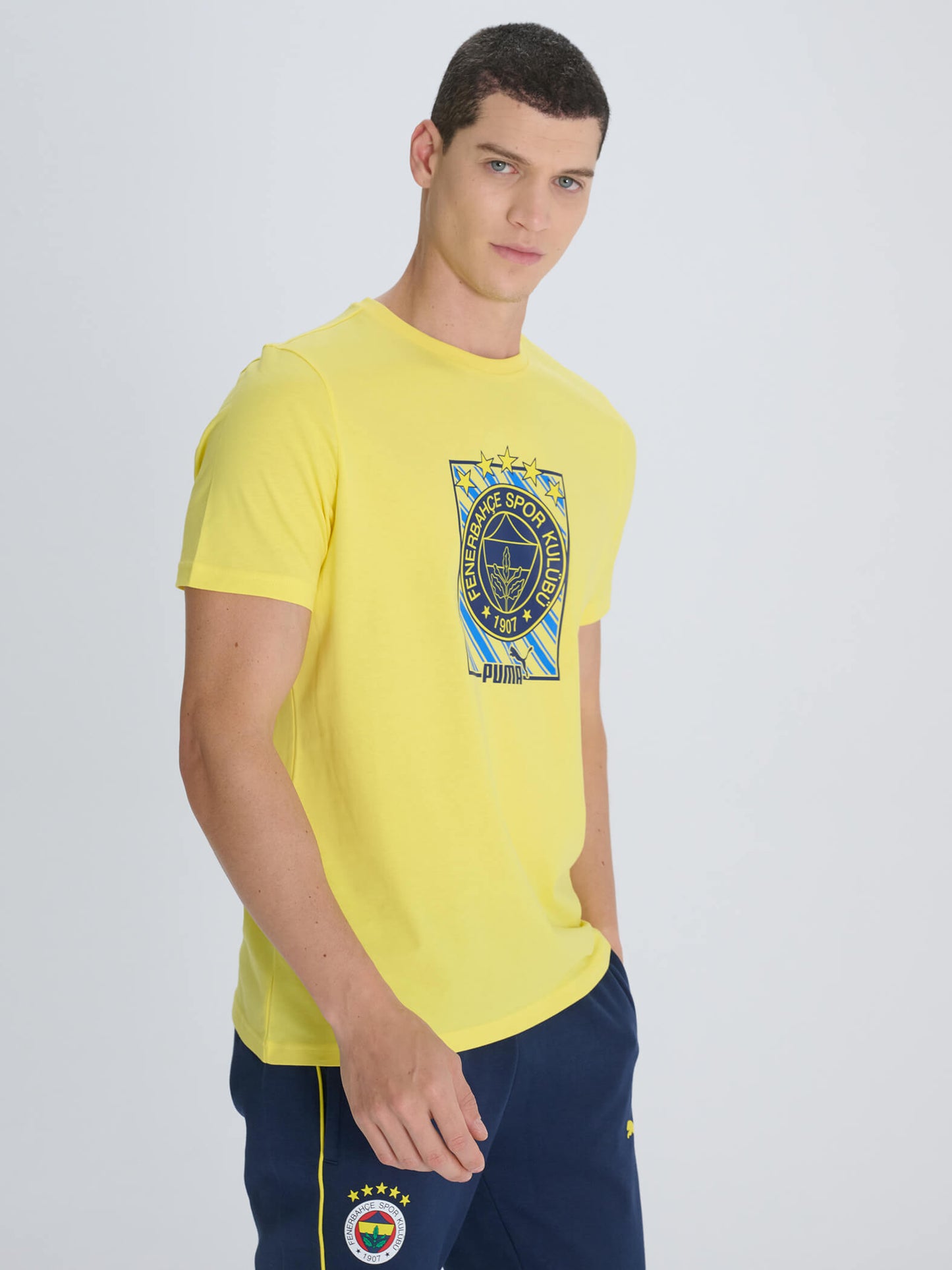 Fenerbahçe Puma Sarı Logo Tshirt