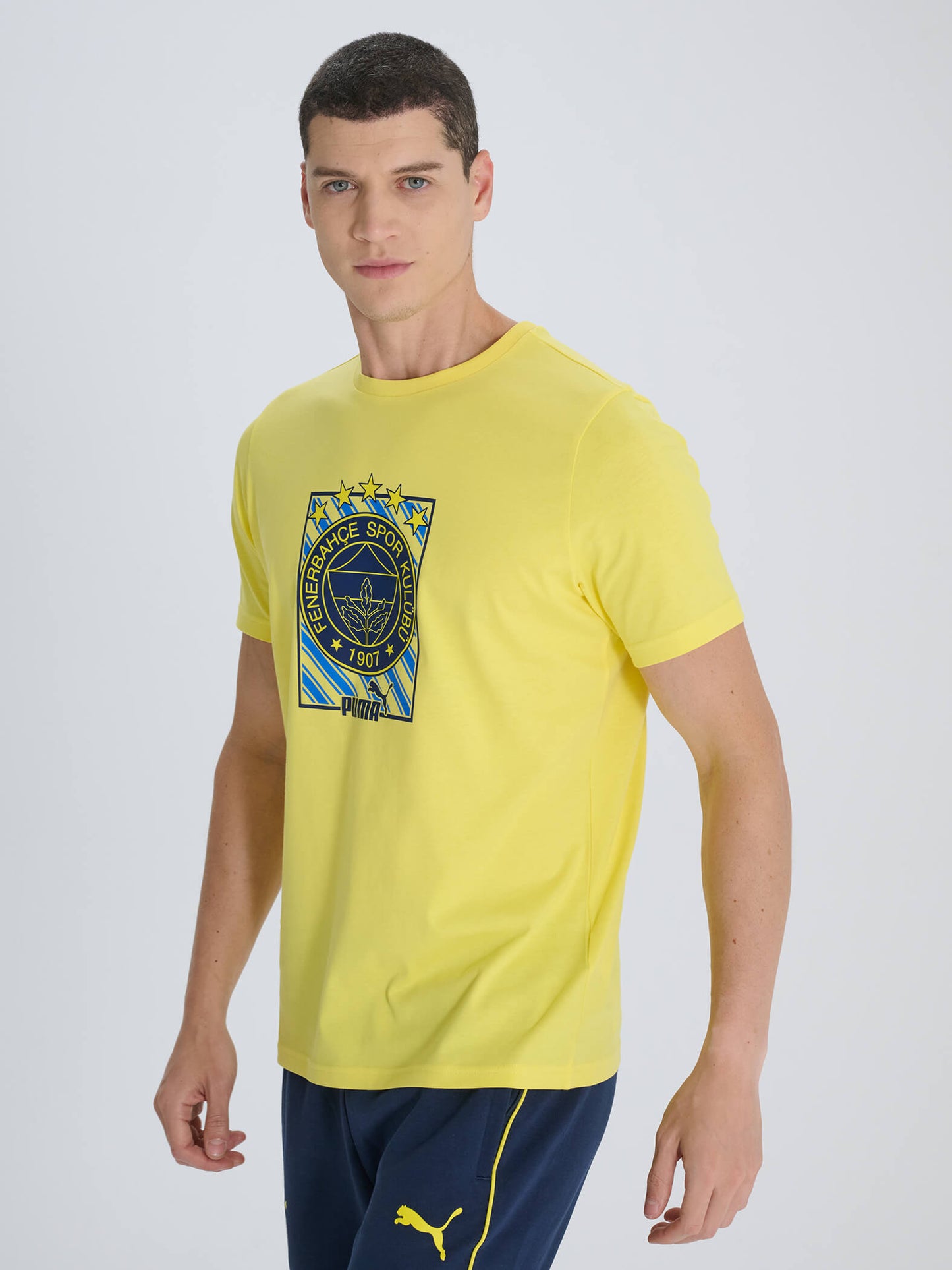 Fenerbahçe Puma Sarı Logo Tshirt