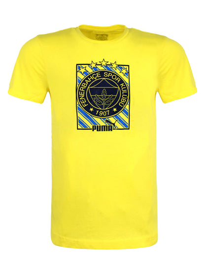 Fenerbahçe Puma Sarı Logo Tshirt