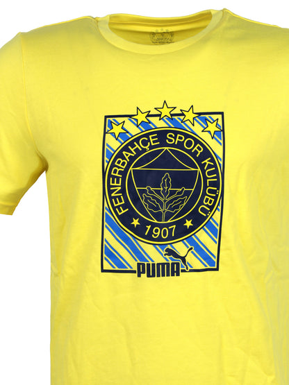 Fenerbahçe Puma Sarı Logo Tshirt