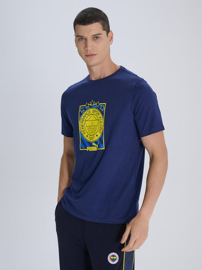 Fenerbahçe Puma Lacivert Logo Tshirt