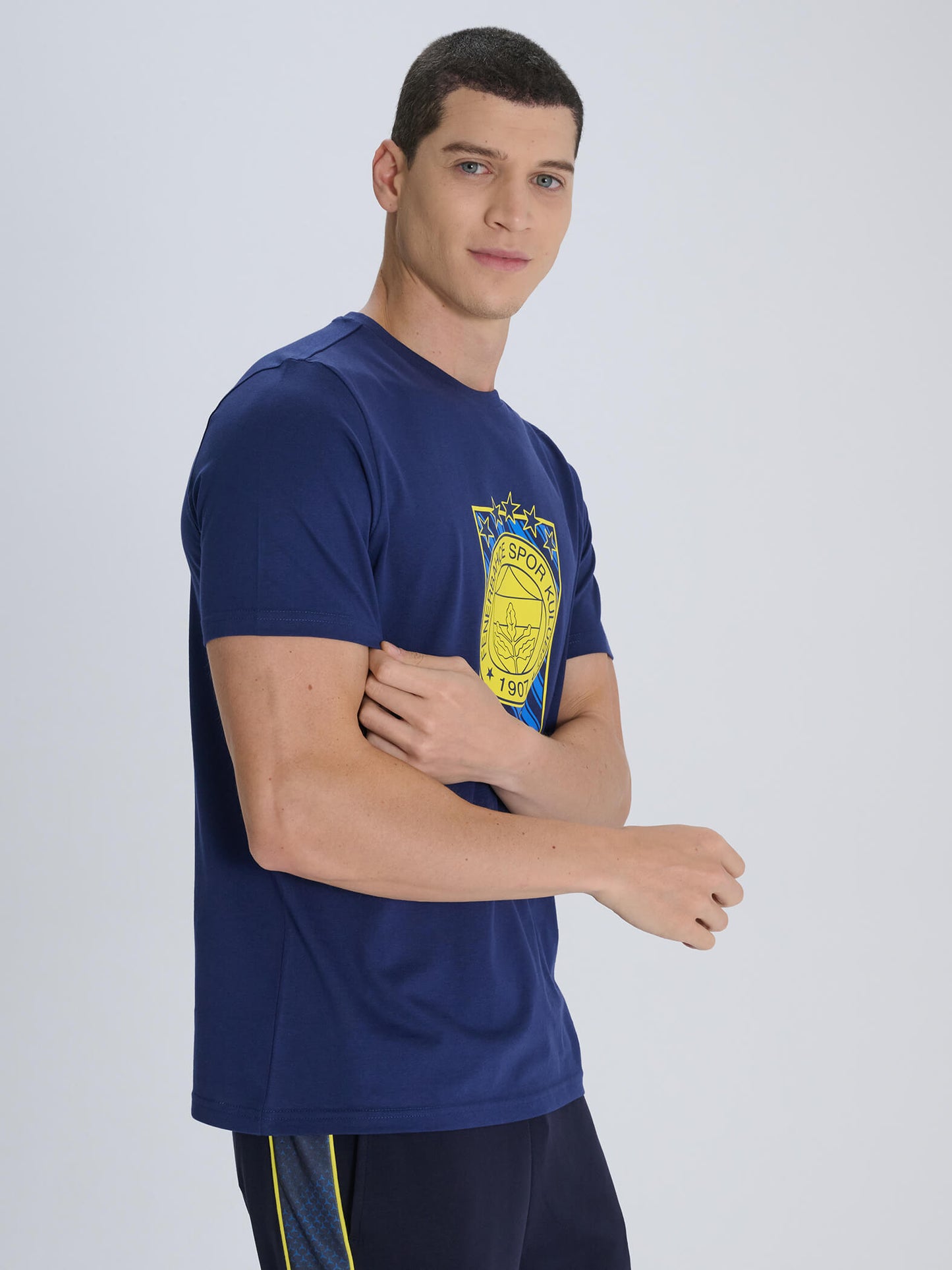 Fenerbahçe Puma Lacivert Logo Tshirt