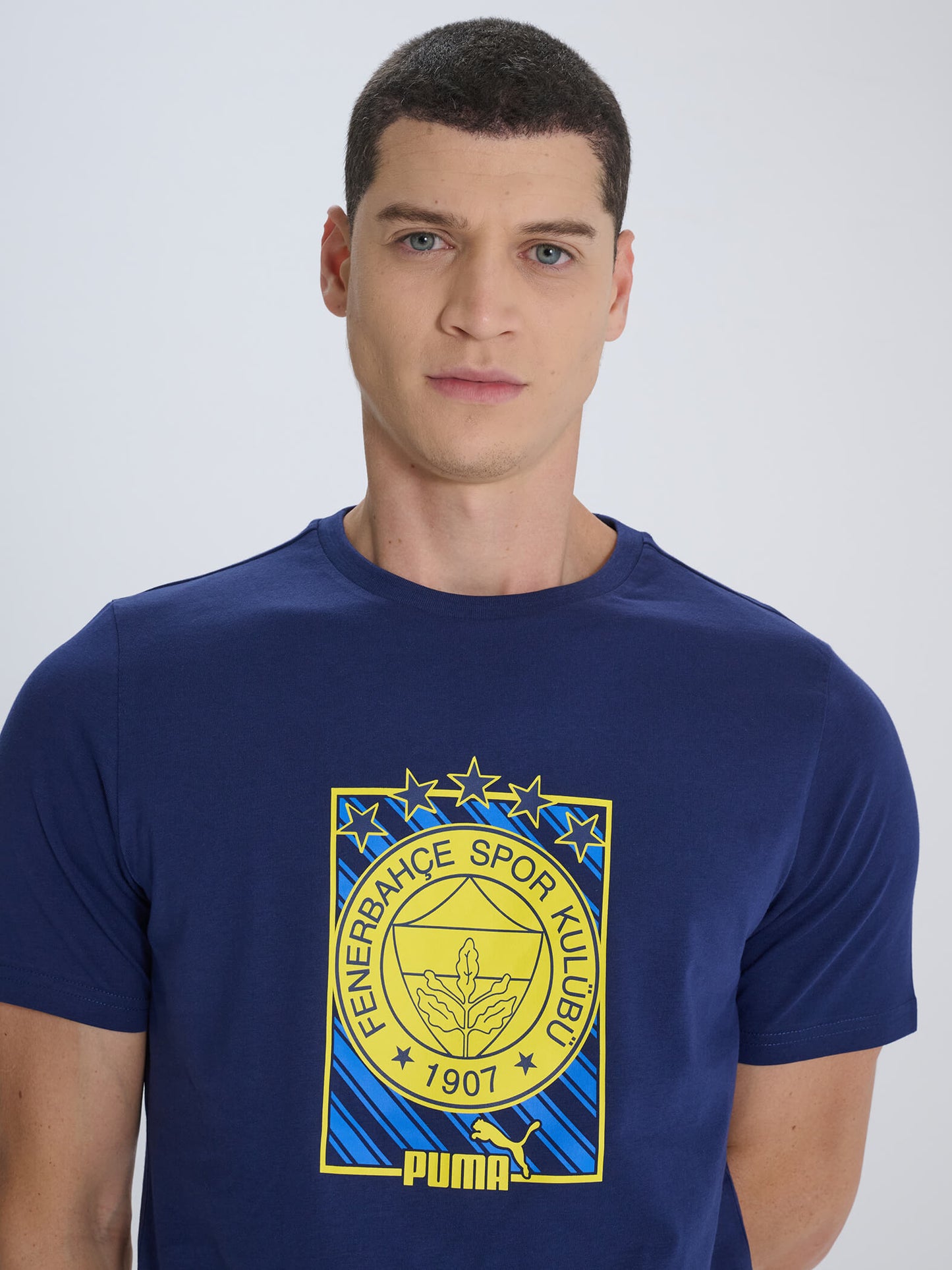 Fenerbahçe Puma Lacivert Logo Tshirt