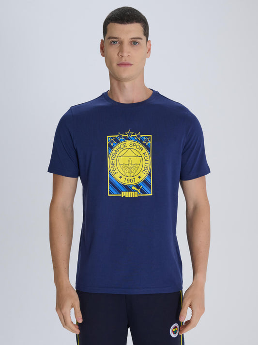 Fenerbahçe Puma Lacivert Logo Tshirt