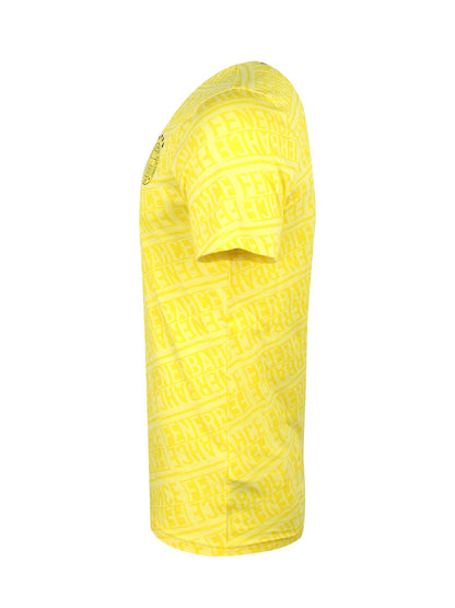 Fenerbahçe Puma Sarı Pattern Tshirt