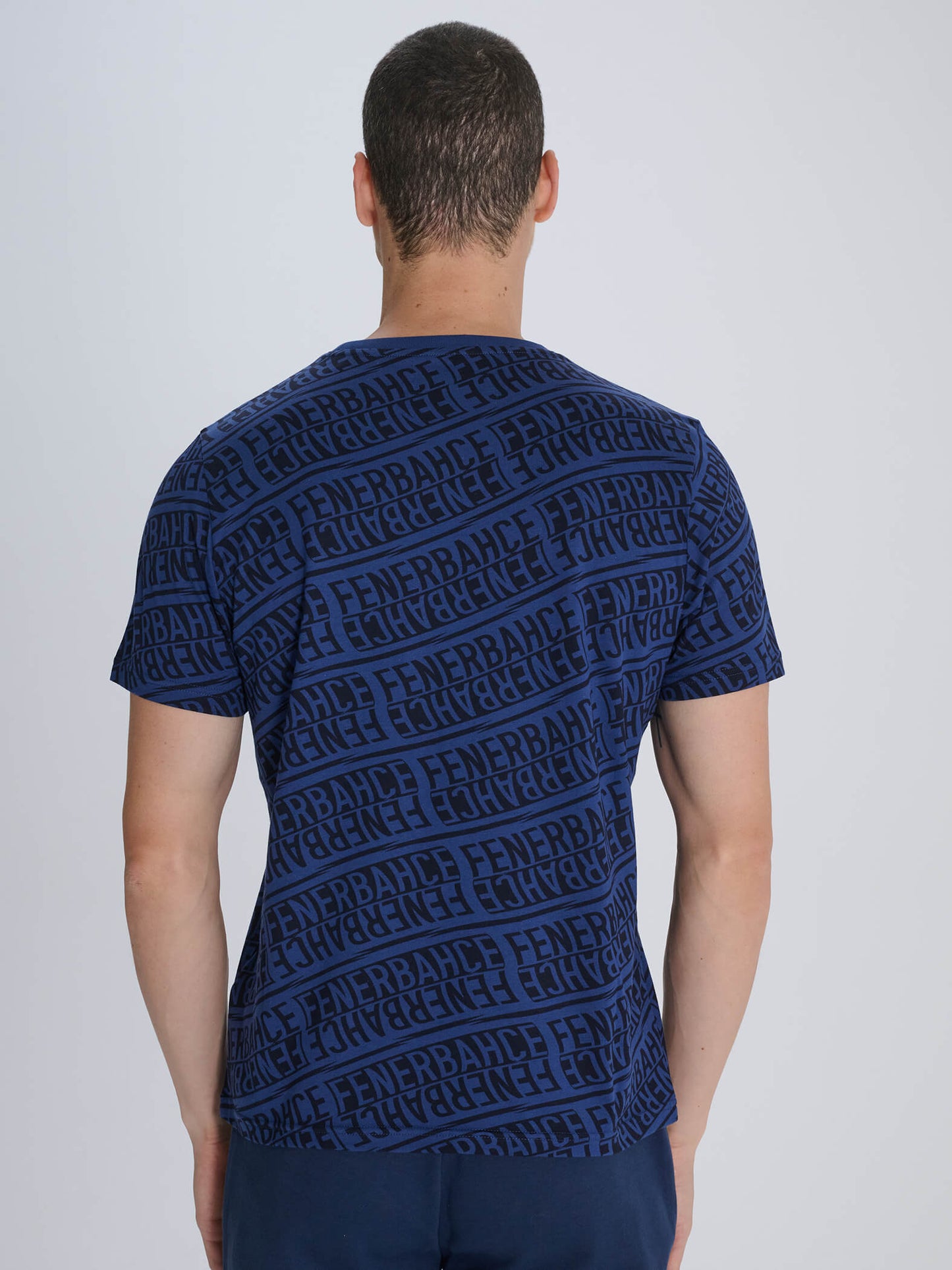 Fenerbahçe Puma Lacivert Pattern Tshirt
