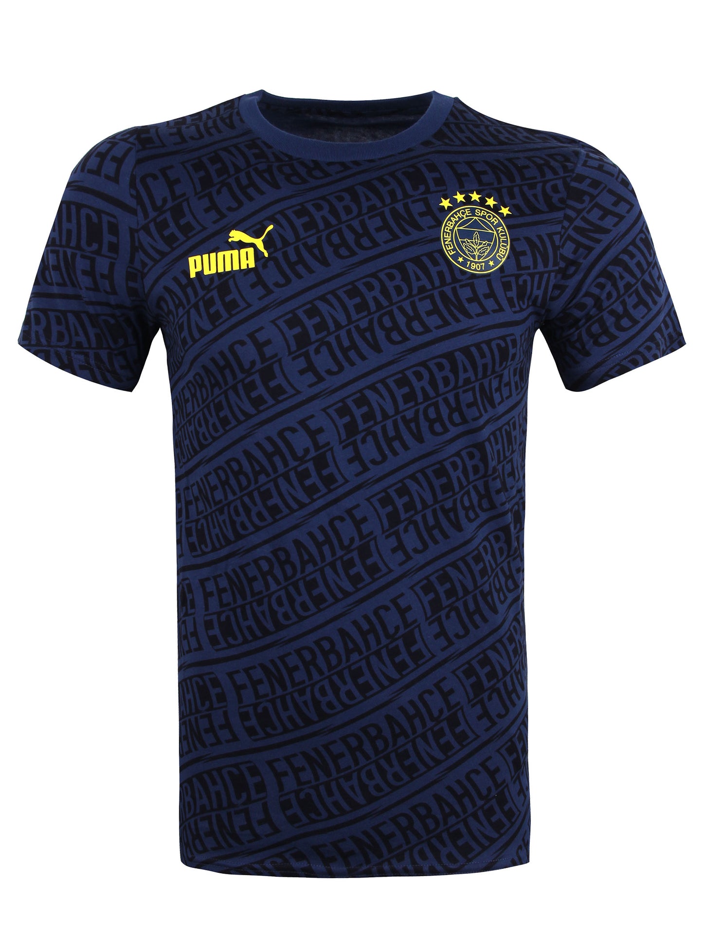 Fenerbahçe Puma Lacivert Pattern Tshirt