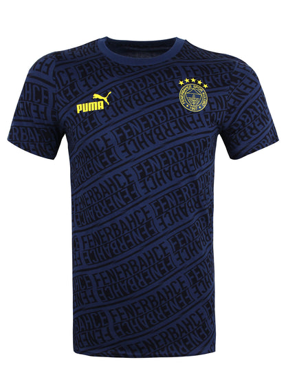 Fenerbahçe Puma Lacivert Pattern Tshirt