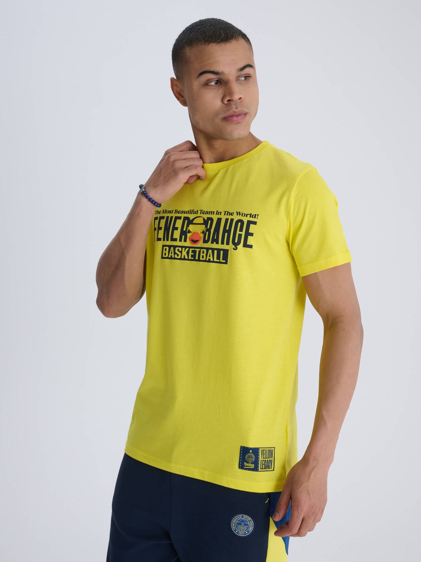 Fenerbahçe Sarı 24/25 Basketbol Yellow Tshirt