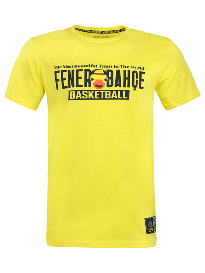 Fenerbahçe Sarı 24/25 Basketbol Yellow Tshirt