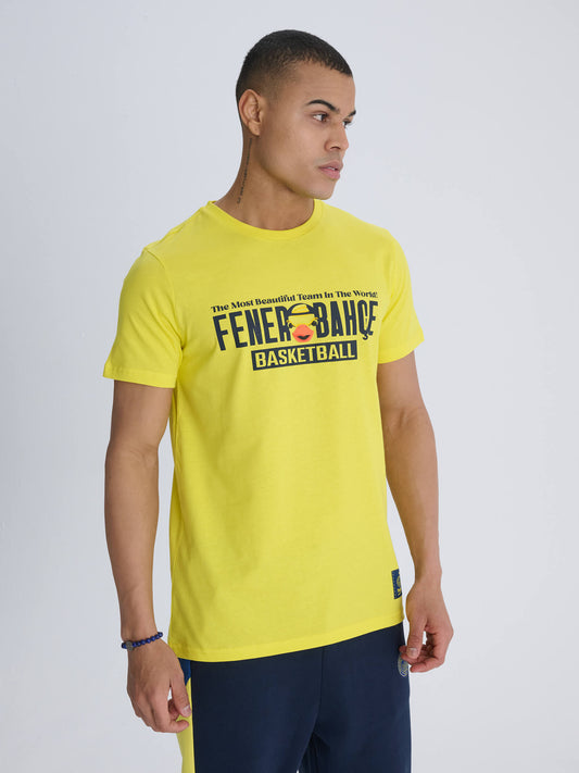 Fenerbahçe Sarı 24/25 Basketbol Yellow Tshirt