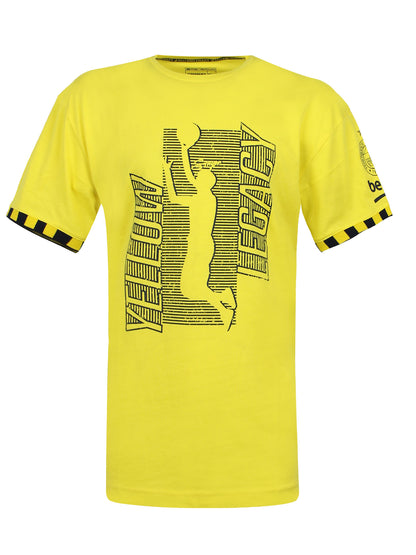 Fenerbahçe Sarı Basketbol Yellow Legacy Oversize Tshirt