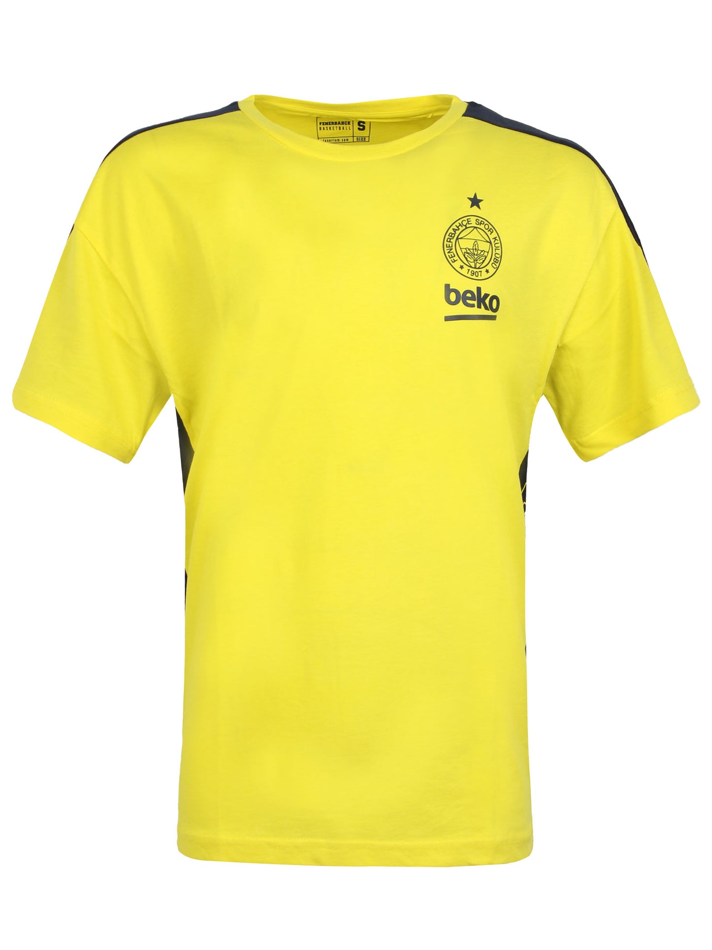 Fenerbahçe Sarı 24/25 Basketbol Oversize Tshirt