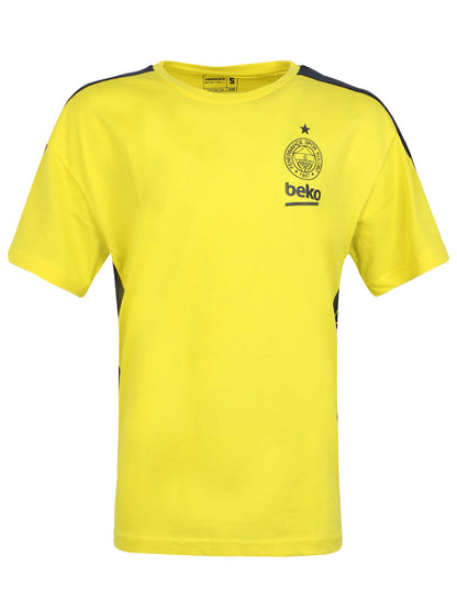 Fenerbahçe Sarı 24/25 Basketbol Oversize Tshirt