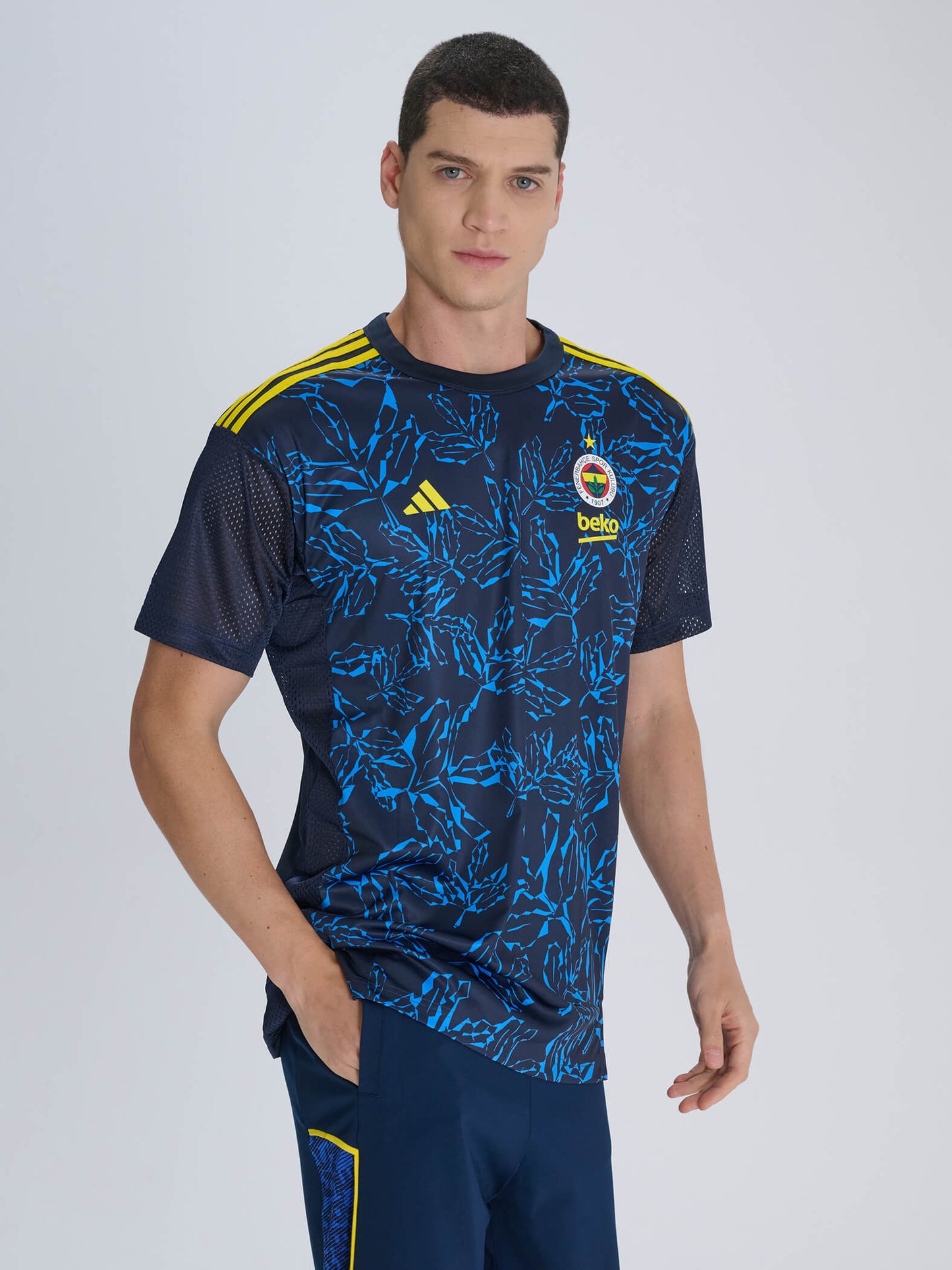 Fenerbahçe Beko 24/25 Adidas Lacivert Basketbol Erkek Tshirt