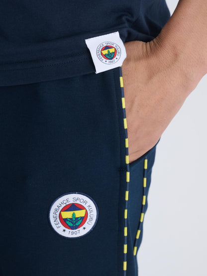 Fenerbahçe Lacivert Tribün Omuz Logolu Tshirt