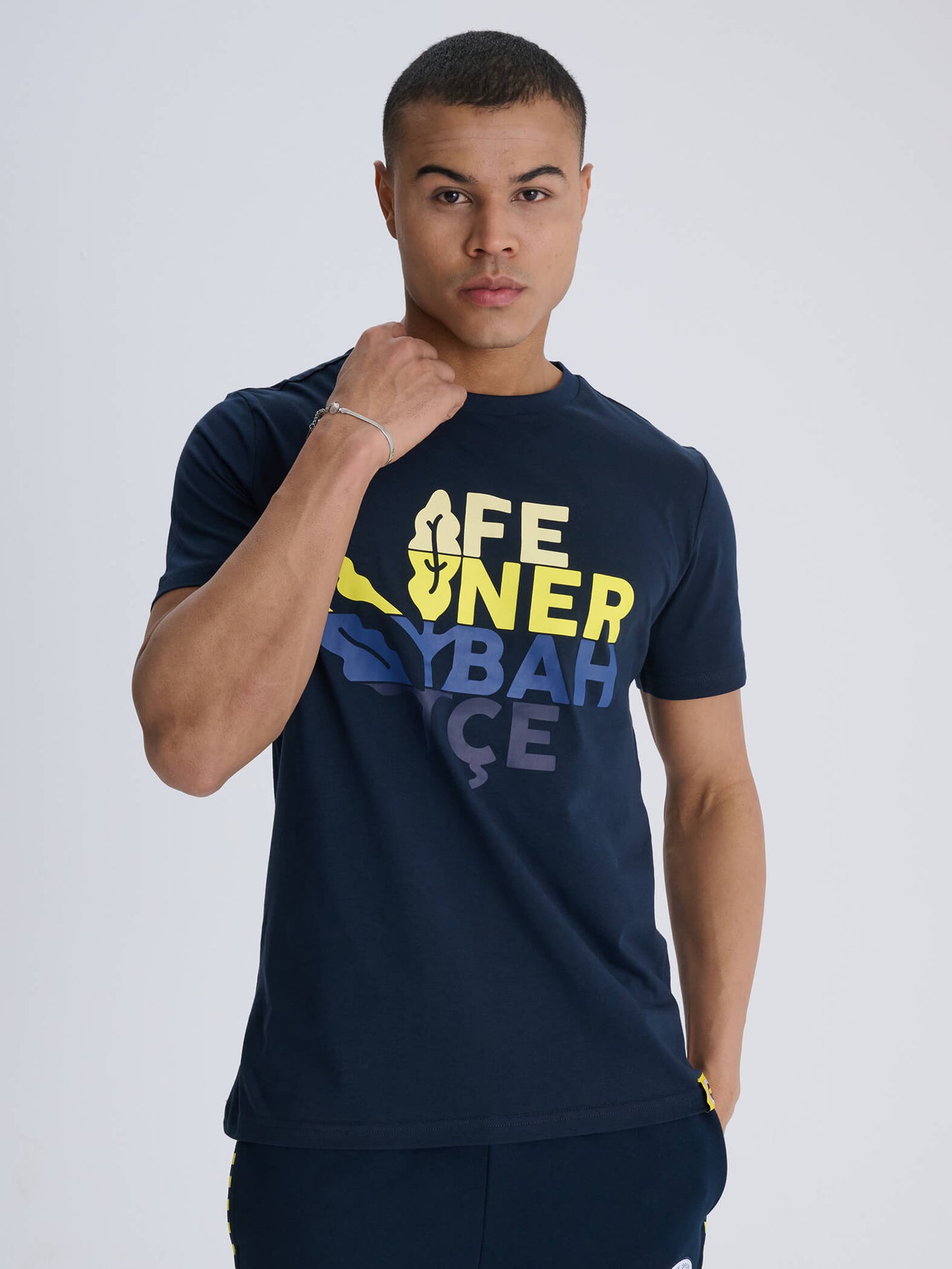 Fenerbahçe Lacivert Tribün Palamut Erkek Tshirt