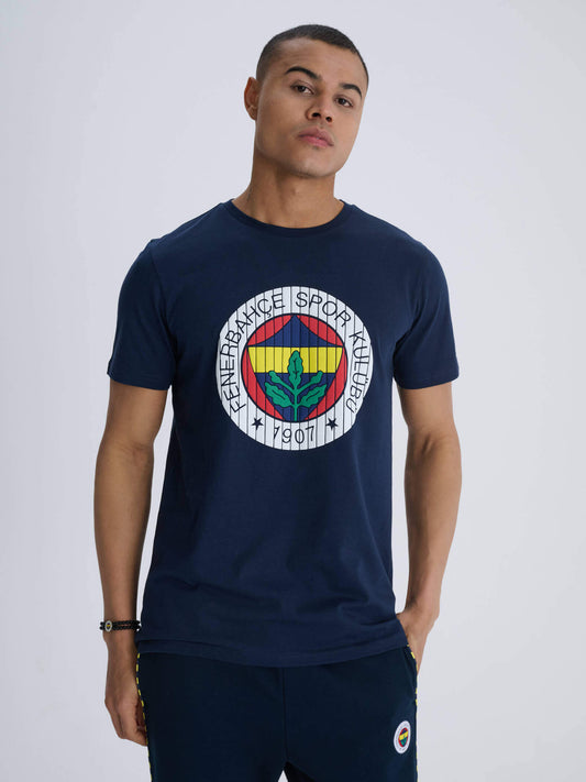 Fenerbahçe 6 Renk Logolu Tribün Erkek Tshirt