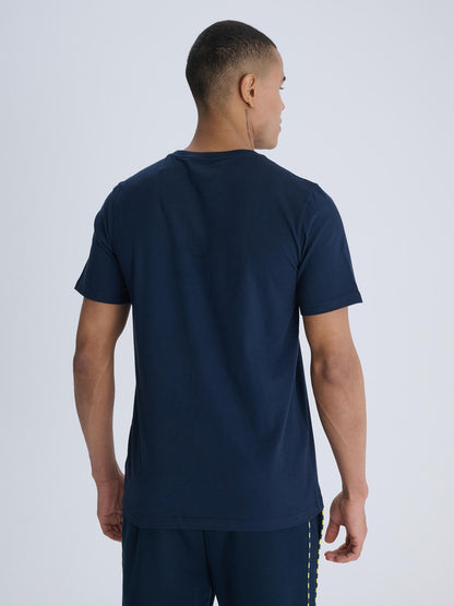 Fenerbahçe Lacivert Tribün Nakış Logolu Erkek Tshirt