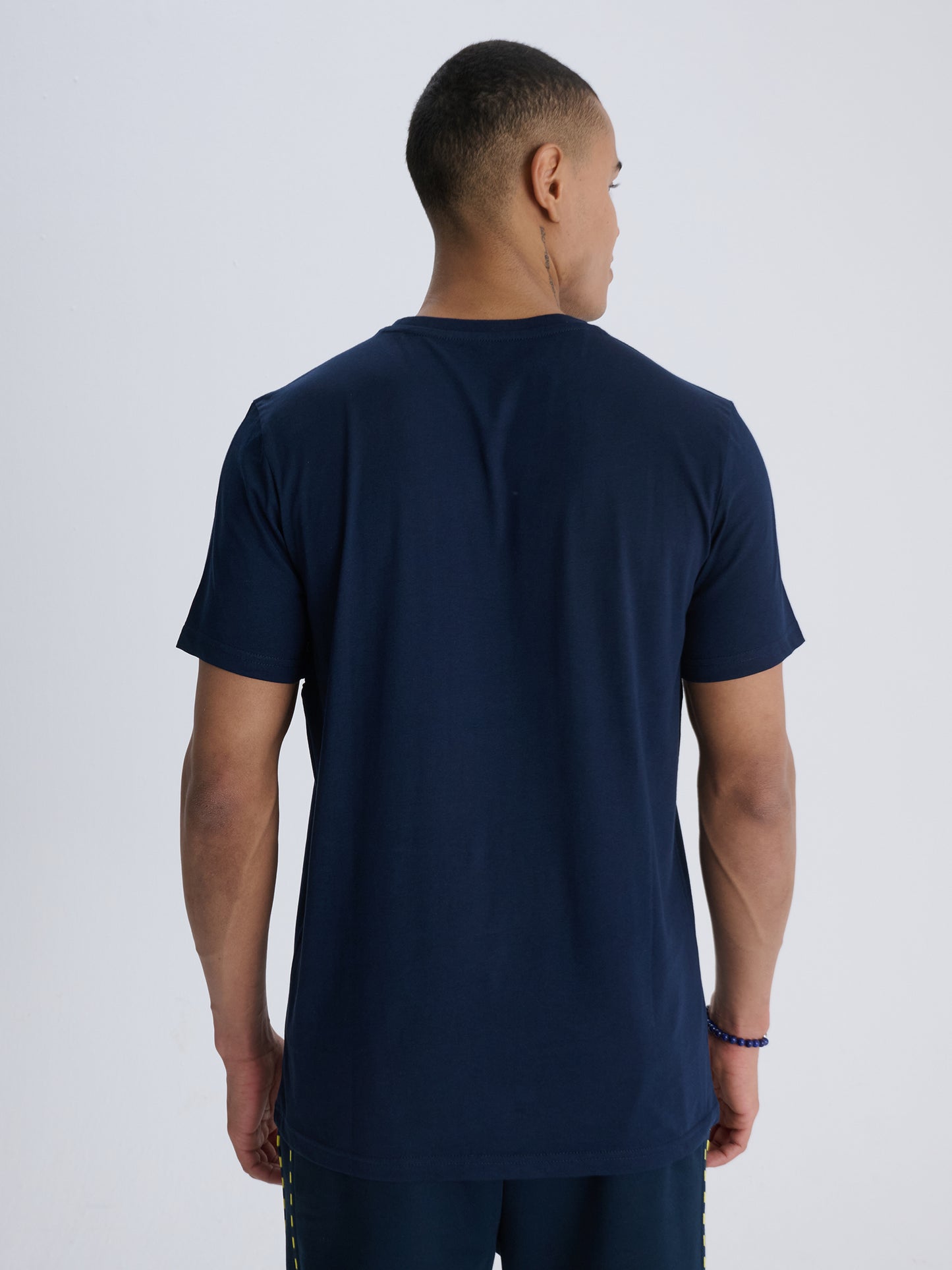 Fenerbahçe Lacivert Tribün Mesh Detaylı Erkek Tshirt