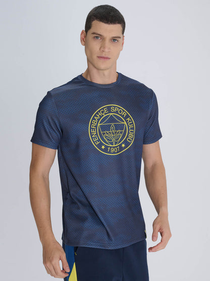 Fenerbahçe Lacivert Tribün Kamuflaj Erkek Tshirt