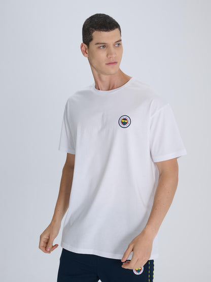 Fenerbahçe Beyaz Tribün Mazinde Bir Tarih Yatar Erkek Oversize Tshirt