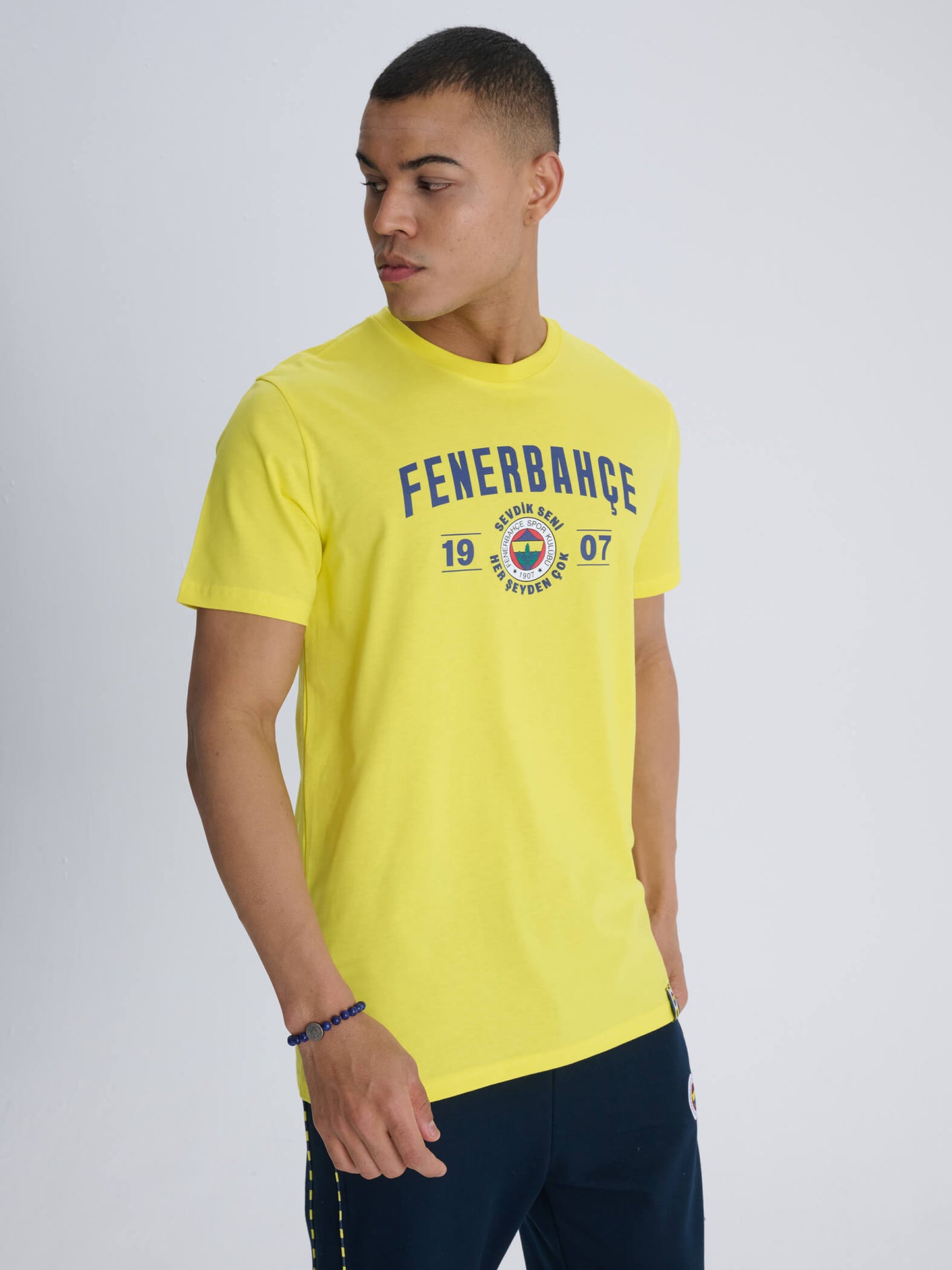 Fenerbahçe Sarı Tribün 1907 Erkek Tshirt